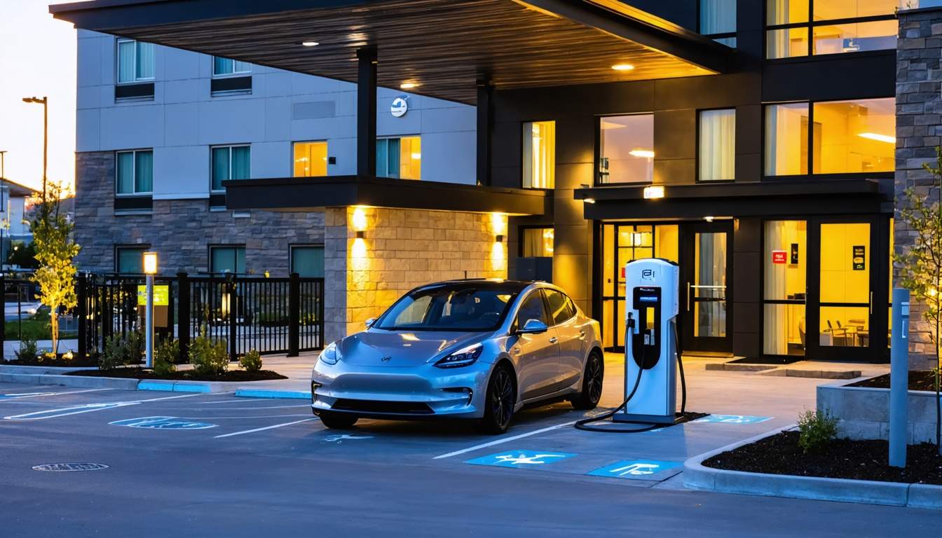 hotel-moderne-avec-borne-recharge-latout-cle