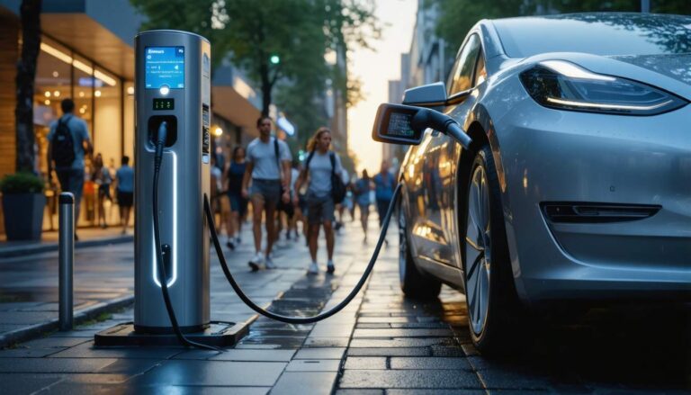 Borne électrique gratuite: où recharger en ville?