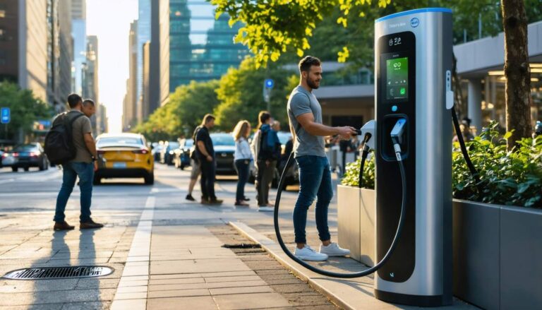 Borne électrique publique: trouvez votre recharge idéale