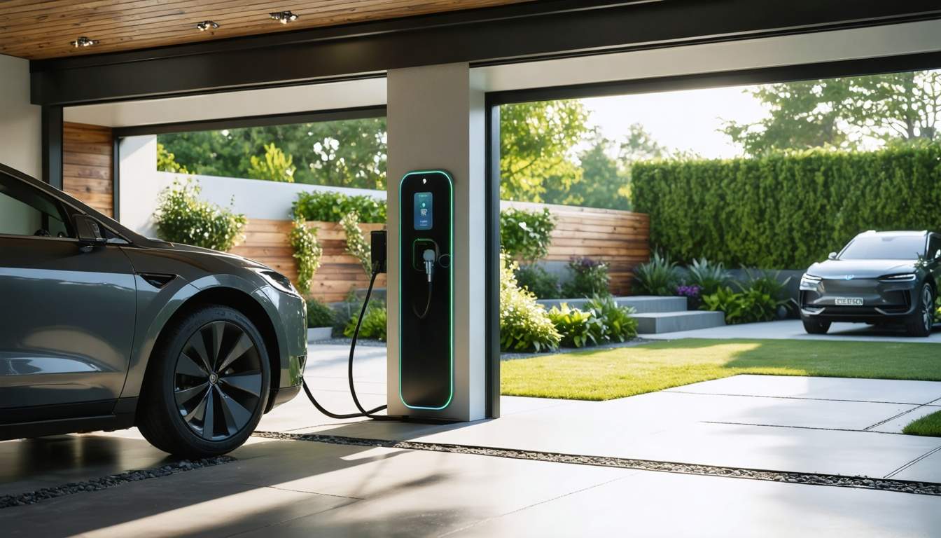 Borne recharge électrique domestique: réduisez votre empreinte