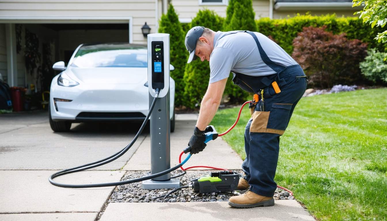 Installation borne recharge: secrets et normes clés